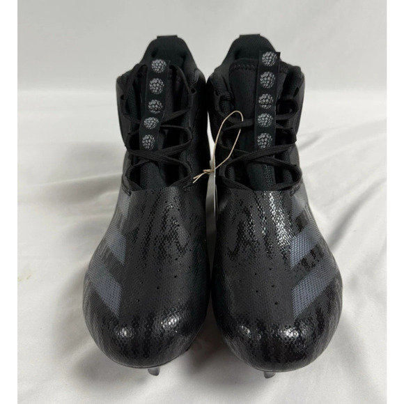 Adidas Adizero Chaos American Football Cleats Triple Black ID9103 Mens Size 9.5 main image 5